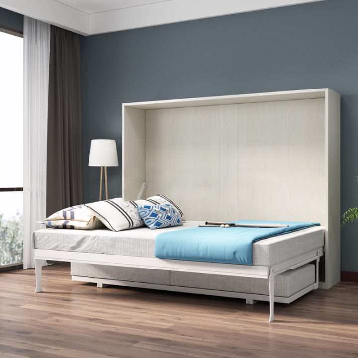 Electric side flip bed sofa folding bed hidden bed Murphy bed closet ...