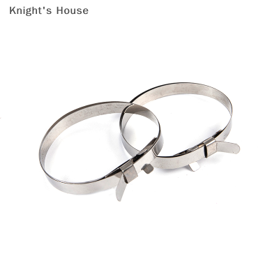 Knights House 4pcs เพลา CV Joint BOOT clips Kit สายสแตนเลส Tie driveshaft เก็บคลิปอัตโนมัติ CRIMP banding BOOT CLAMP