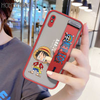 Hontinga (มีสายรัดข้อมือ) เคสโทรศัพท์มือถือ เคสเสี่ยวมี่ ลายการ์ตูนลูฟี่ สำหรับXiaomi Redmi 9A