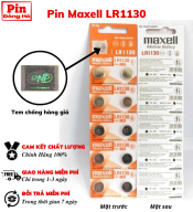 HCM Pin Maxell LR1130 1 vỉ 10 viên pin maxell pin lr1130 pin 1130 thumbnail