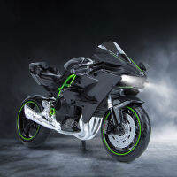 1:12 Scale Kawasaki Ninja H2R Easy Rioer Figurines Diecasts ของเล่นโลหะผสมชาย SportBike รถจักรยานยนต์ Racing รุ่น s ผู้ชาย Gift