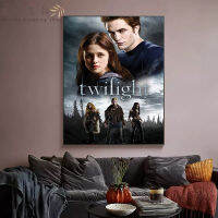 ภาพยนตร์คลาสสิก "ทไวไลท์" เอ็ดเวิร์ดเบลล่าโปสเตอร์ผ้าใบภาพประดับผนังเรโทรห้องนั่งเล่นครอบครัวป้ายไฟโลหะตกแต่งบาร์รูปป็อปคอร์น714-B3 Cuadros