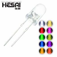 ✧ 100PCS/lot F5 10 Colors 5MM Round Green/Yellow/Blue/White/Red/Warm White/Orange/Purple/Pink/Yellow Green LED Light Diode Kit