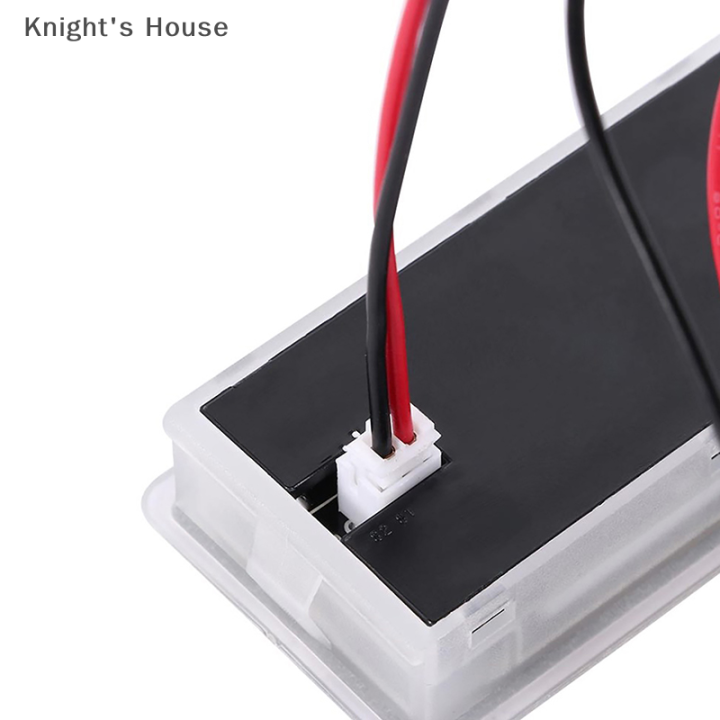 knights-house-เครื่องทดสอบแรงดันไฟฟ้าโวลต์มิเตอร์ดิจิตอล10-100v-แบบสากล-js-c33จอแอลซีดีเครื่องบ่งชี้แบตเตอรี่ลิเธียมในรถยนต์ตะกั่วกรด