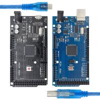 MEGA2560 MEGA 2560 R3 (ATmega2560-16AU CH340G) AVR USB Board Development Board MEGA2560 PRO สําหรับ Arduino Expansion Board DIY ชุด