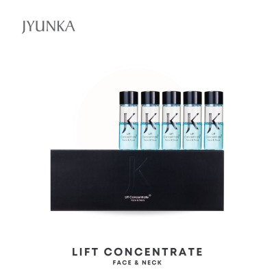 Jyunka Lift Concentrate Face &amp; Neck เซรั่มลดเลือนริ้วรอย และเส้นริ้วที่คอ ฟื้นฟูคอลลาเจน