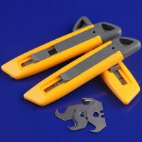 【YF】 Box Cutter Carpet with Carbon Steel Hook Blade x1Retractable Snap Off Utility Hooked Cutting coltelli
