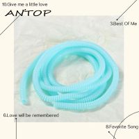 Pelindung Kabel Charger Earphone Bentuk Spiral Panjang 60cm Warna Polos Antop