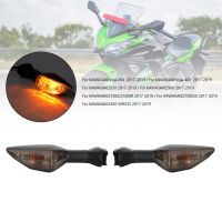 Areyourshop โคมไฟสัญญาณไฟแสดงสถานะเลี้ยวสำหรับ Kawasaki Ninja Z400 Z900 Z650 Z1000 Z1000SX ควัน