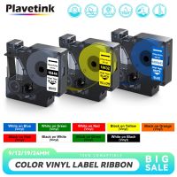 9 Color Tape for DYMO Rhino Vinyl Tape 18431 18435 18438 18444 18432 18437 9/12mm Printer Ribbon for DYMO Rhino 6000 Label Maker