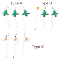 ขนนกแท่งสำหรับแมว3ชิ้น