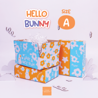 กล่องพัสดุ กล่องไปรษณีย์ กล่อง Hello Bunny Size A (20ใบ)