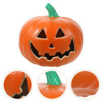 FOXNOVO Halloween Light Up Pumpkin 3D Pumpkin Craft ตกแต่งถาดฉัตรประดับไฟ LED โคมไฟฟักทอง