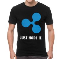 Just Hodl It Ripple T Shirt Mens Cotton Printing Tshirt Graphic Tshirt Crypto Cryptocurrency Xrp Bitcoin