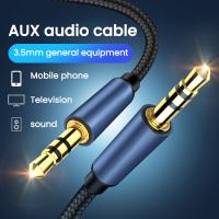 【YF】 3.5mm AUX Cable Jack Male To Audio Headphone Adapter Speaker For Samsung Xiaomi Cord