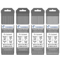 WC20 Tungsten Electrodes 1.0 1.6 2.4 3.2mm Grey Tig Welding Tungsten Electrodes