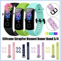 PAS คลาสสิค กีฬา สร้อยข้อมือ สายรัดข้อมือ สายนาฬิกา สายสำรอง ซิลิโคน For Honor Band 5 4