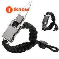 Paracord Outdoor Tool Bracelet Survival Gear Multi-Use Survival Bracelet For Outdoor แคมป์ปิ้งเดินป่าตกปลา