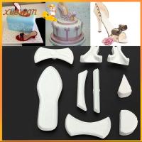 XUEWAN 9ชิ้น/เซ็ต Sugarcraft เครื่องมือตกแต่งอบเค้กแม่พิมพ์แบบตัดแม่พิมพ์ฟองดอง