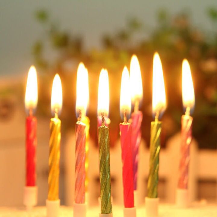 พร้อมส่ง-เทียนปักเค้กวันเกิดแฟนซี-เทียน-happy-birthday-เทียน-hbd