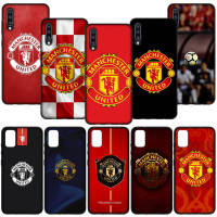 ปก เคสโทรศัพท์ F173 PE42 Manchester Football United FC logo ซิลิโคน อ่อนนุ่ม Coque หรับ Samsung Galaxy A12 A11 A31 A71 A51 A21S A50 A10 A20 A30 A20S A30S A52 A50S A10S A70 A02S M02 A02 A32 A13 4G 5G A03S A52S Phone Casing