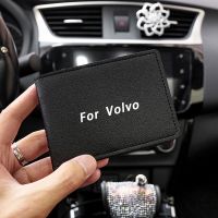 wenminr For Volvo XC60 XC90 S60 S90 XC70 S80 S40 V40 V60 AWD T6 driving license Multifunctional protective cover Card storage bag