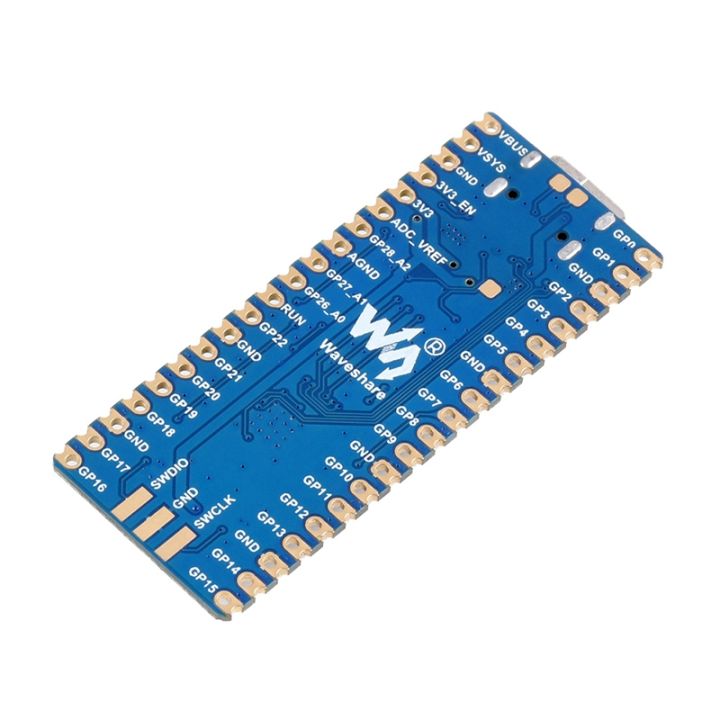 waveshare-rp2040-plus-microcontroller-upgrade-rp2040-dual-core-processor-16mb-on-chip-flash-for-raspberry-pi-pico