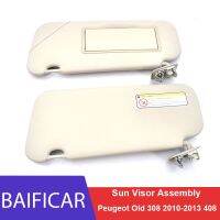 Baificar Brand New Genuine Sun Visor With A Make-Up Mirror Windscreen 96716678BK For Peugeot Old 308 2010-2013 408