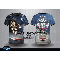 xzx180305    ▣Dart Shirts For Dart Clubs T-shirt Full Sublimation Shirt Big Size S-5XL 3D Shirt Mens Short Sleeve