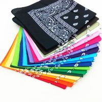 Fashion Bandana Kerchief Head Square Scarves Print Handkerchief Woman Man Hair Band Neck Scarf Sports Headwear Wrap Head Scarf Bar Wine Tools