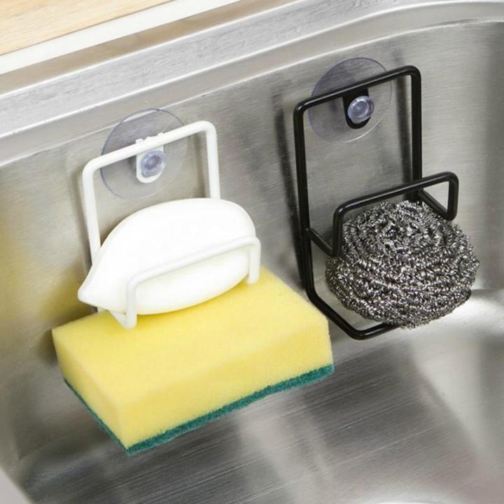 home-practical-kitchen-bathroom-organizer-rack-sink-sponge-draining-towel-soap-storage-holder-wall-mounted-with-suction-cup-bathroom-counter-storage
