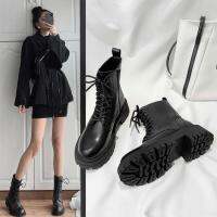 COD dsdgfhgfsdsss Martin boots womens British style 2021 thin motorcycle boots thick soled high s马丁靴女英伦风2021年薄款机车靴子厚底增高短靴单靴wnabang.my9.17