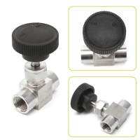 1/2" 1/4" 1/8" 3/8"Needle Valve Female Thread 304 Stainless Steel Flow Control Shut Off 915 PSI