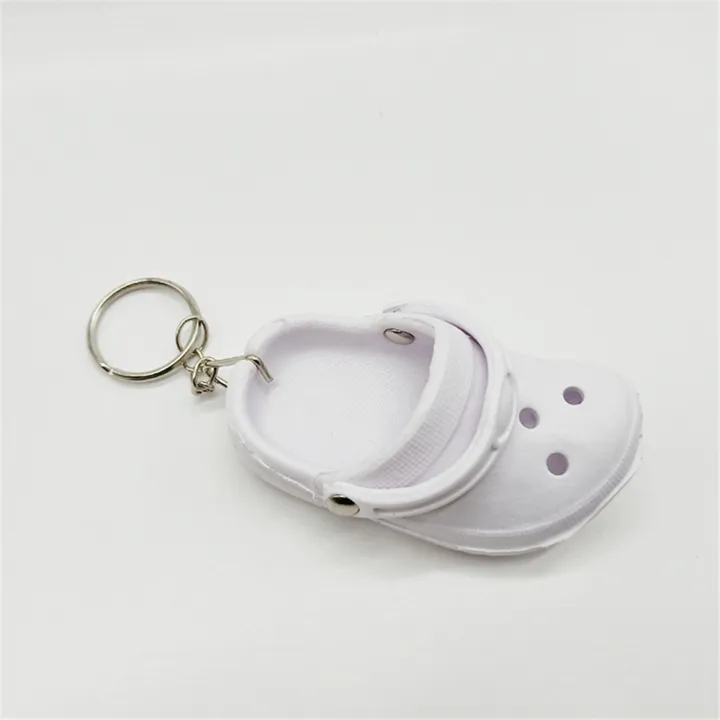 plastic-silicone-3d-slipper-sandal-keychain-for-women-men-mini-eva-crocs-shoes-key-chains-bag-backpack-pendant-friend-gift