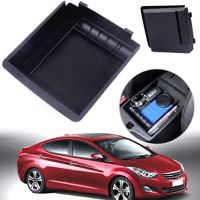 คอนเทนเนอร์พาเลทถาดที่วางแขนที่แขวนสิ่งของคอนโซลกลางรถยนต์สำหรับ Hyundai Elantra (MD) 2011 2012 2013 2014 2015