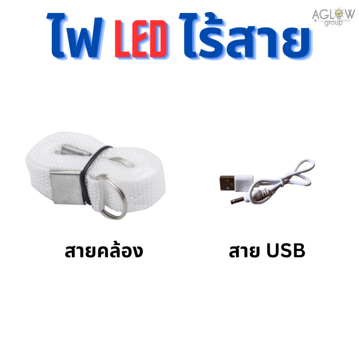 1-แถม-1-ไฟ-led-ไร้สาย-12w-ชาร์จไฟบ้านได้-ขายึดแม่เหล็กและสายคล้องติดตั้งง่าย-พกพาสะดวก