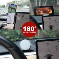 Car Holder Mobile Phone Holder Cradle Stable For Tesla Model 3 Accessories model 3 Tesla Model Y For 12 12pro 13 13pro