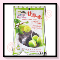 บ๊วยหวาน ฟูจิ SWEET CURED PLUM (FUJI Plum) 甘草季 น้ำหนัก 115 กรัม