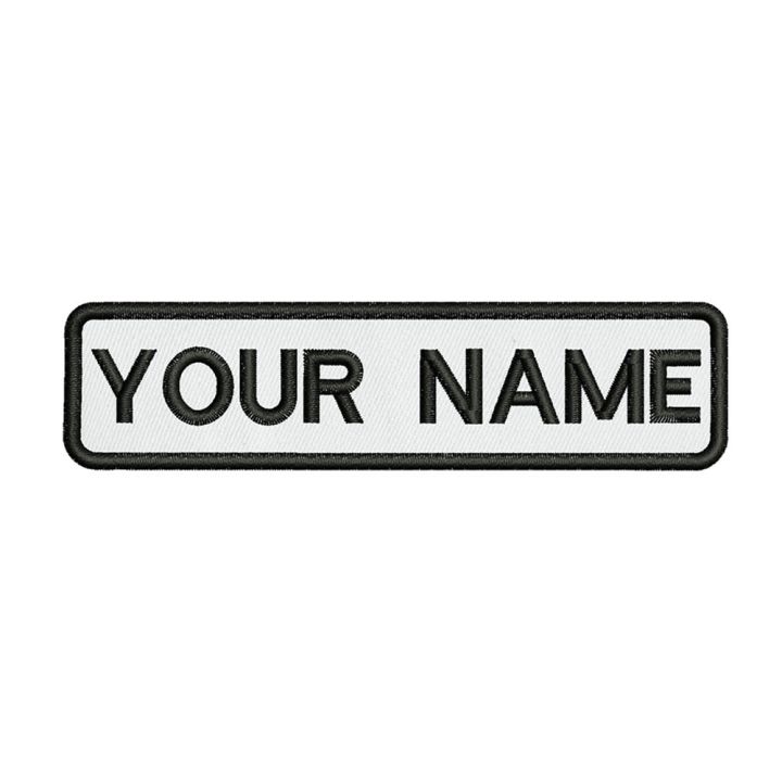 white-backgroun-10x2-5cm-embroidery-custom-name-text-patch-stripes-badge-iron-on-or-patches-adhesives-tape