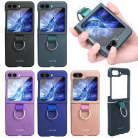 สำหรับ Z Flip 5ริบบิ้นพับได้ริบบิ้นบางๆเฉียบผิวรู้สึกเคสโทรศัพท์2-In-1เคสโทรศัพท์พับ