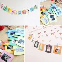 3 inch Hanging paper photo frame Tourism Memorial Photo wall clip