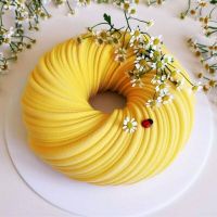 ✥□ 1pc Newest Wool Ball Shaped Mousse Mold Silicone Cake Mold Round Swirl Baking Form Tray Chocolate Fondant Moulds Cake Decorating