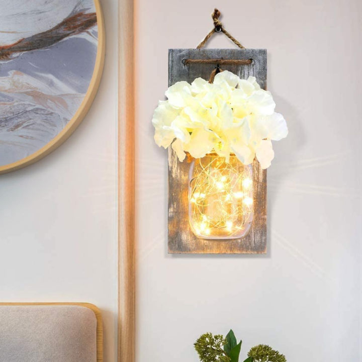 mason-jars-sconce-led-fairy-lights-and-flowers-with-remote-control-suitable-antique-wall-light-for-living-room-bedroom-decor