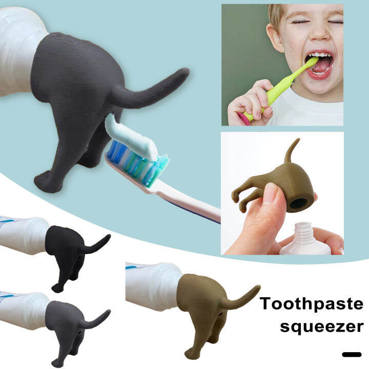 Funny Facial Cleanser Dispenser Dog Butt Toothpaste Squeezer Adorable ...