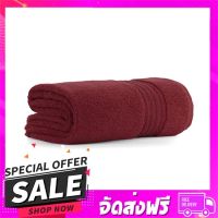 ส่งฟรี ส่งเร็ว ผ้าขนหนู FROLINA ECO SOFT 30X55 นิ้ว BURGUNDY ส่งจาก กทม.