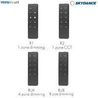 R1R2RU4RU8 10-Key RF รีโมทคอนลไร้สาย1 4 8 Zone Dimming Remote สำหรับ Skydance สีเดียวหรือ CCT LED Controller