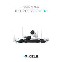 [Free ฮาร์ดดิสก์ HDD 1 TB] PIXELS ALL NEW X SERIES ZOOM 3+1 กล้องวงจรปิดไร้สาย หมุนได้ 180° ซูมไกล 4 เท่า พูดโต้ตอบฟังเสียง ความละเอียดคมชัด 3 ล้านพิกเซล