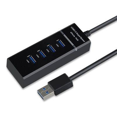 USB 3.04พอร์ต HUB Hub USB คอมพิวเตอร์ USB Multi-ที่คั่นอินเตอร์เฟส USB Splitter หนึ่งสำหรับสี่ขยายความเร็วสูง