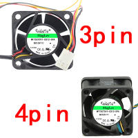 พัดลม2ชิ้นสำหรับจัดส่งฟรี FD124020EB 4020 4ซม. 4CM12V 0.12a พัดลมบอลคู่ทนทานสุด3PIN หรือ4PIN