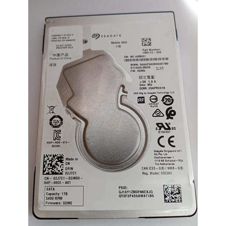 1TB/200GB/160GB 2.5 Inch Hard Disk Drive 100 Health Assorted Brand for